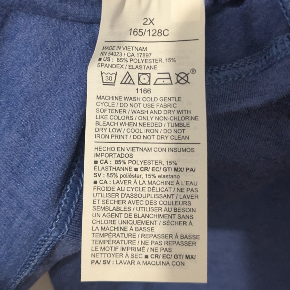 NWT Old Navy Blue CloudComfy Cropped Active Cardigan Size 2X - Picture 10 of 12